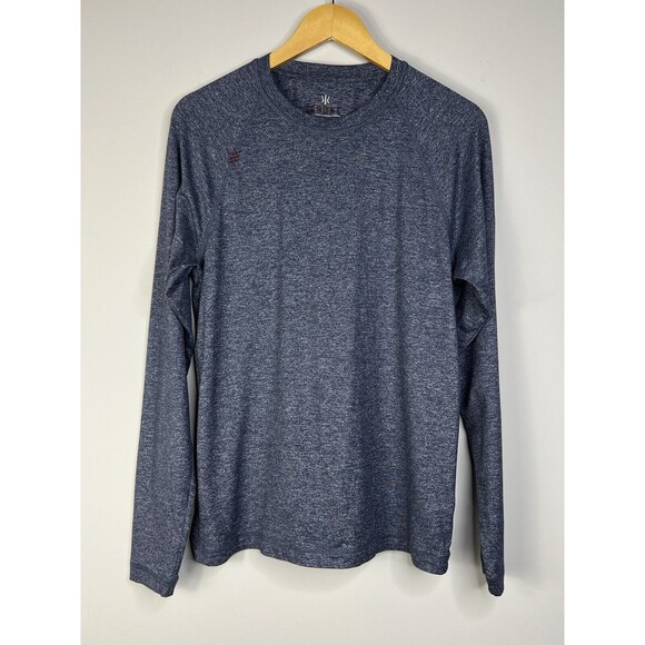 Rhone Other - Rhone Reign Long Sleeve T Shirt Blue Sz M Performance Soft Sweat Wicking 50+ UPF